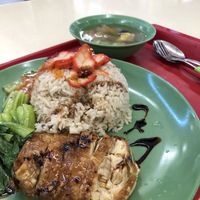 Chicken rice at Daily Green 吉祥素 - Blk 721 Ang Mo Kio in Northeast Singapore