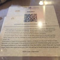   at Arya Bhavan in Chicago