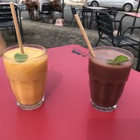 Smoothies  at Beach Bar in Lanzarote