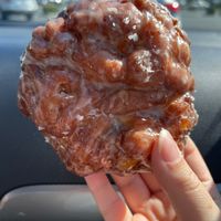 apple fritter   at Donutopolis in Poway