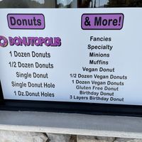 menu   at Donutopolis in Poway