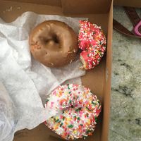 Just some of the vegan donuts available!  at Donutopolis in Poway