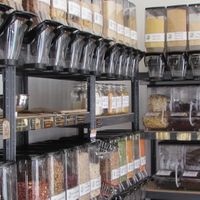 Inside the store at Ernie's Zero Waste Shop in Norwich