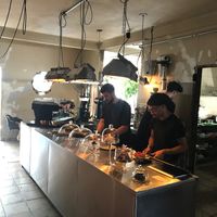 Coffee bar at Acervo Café in Brasilia