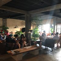 Main space at Acervo Café in Brasilia