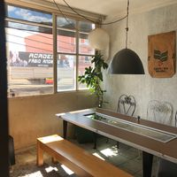 Separate lounge at Acervo Café in Brasilia