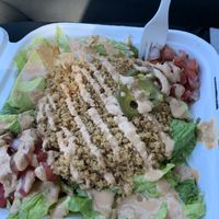 Taco salad  at Gangster Vegan in Riverdale Park