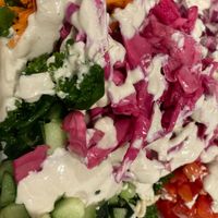 Kale salad  at Gangster Vegan in Riverdale Park