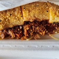 Tobi's steak sandwich, tasty at Freiruum in Zug