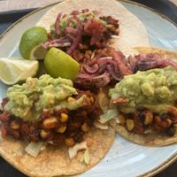 Vegan tacos option  at Freiruum in Zug