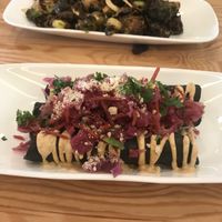 Purple taquitos at Seabirds Kitchen - Mall in Costa Mesa