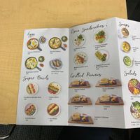 Breakfast/ sandwiches take away menu at Getfresh - All Seasons Place in Bangkok