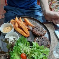 Khao soy steak at Downtown - Vegan Garden Restaurant in Chiang Mai