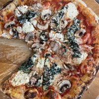 Most amazing pizza   at Downtown - Vegan Garden Restaurant in Chiang Mai