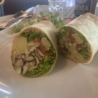 Mushroom wrap  at Downtown - Vegan Garden Restaurant in Chiang Mai