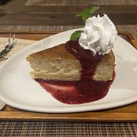 New York cheesecake  at Downtown - Vegan Garden Restaurant in Chiang Mai