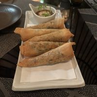 Fried springrolls🌱  at Downtown - Vegan Garden Restaurant in Chiang Mai