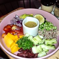 Rainbow Salad Bowl at Downtown - Vegan Garden Restaurant in Chiang Mai