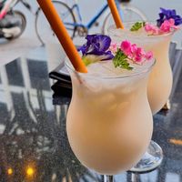 Pina colada at Downtown - Vegan Garden Restaurant in Chiang Mai
