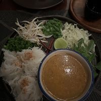 Coconut curry cream with veggies  at Downtown - Vegan Garden Restaurant in Chiang Mai