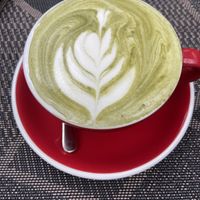 Matcha with soy milk   at Downtown - Vegan Garden Restaurant in Chiang Mai