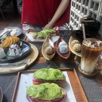 Supper yummy chocolate pancakes!  at Downtown - Vegan Garden Restaurant in Chiang Mai