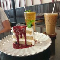 Blueberry Lime cake at Downtown - Vegan Garden Restaurant in Chiang Mai