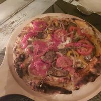 Roasted veg pizza at Downtown - Vegan Garden Restaurant in Chiang Mai