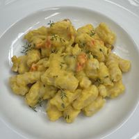 Gnocchi with pumpkin was ok  at Downtown - Vegan Garden Restaurant in Chiang Mai