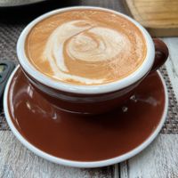 Thai tea  at Downtown - Vegan Garden Restaurant in Chiang Mai