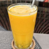 Pineapple & passion fruit juice (100 THB)  at Downtown - Vegan Garden Restaurant in Chiang Mai