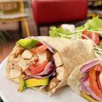 Power wrap (170 THB)  at Downtown - Vegan Garden Restaurant in Chiang Mai