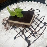 Decadent tiramisu  at Downtown - Vegan Garden Restaurant in Chiang Mai
