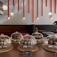 Dessert table at Downtown - Vegan Garden Restaurant in Chiang Mai