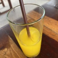 Fresh mango juice   at Crystal Bay in Koh Samui