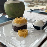 Mango sticky rice   at Crystal Bay in Koh Samui
