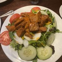 Seitan buffalo ranch salad - very good seitan at The Chicago Diner - Lakeview in Chicago