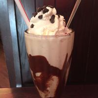 Choc Chip Cookie Dough Milkshake at The Chicago Diner - Lakeview in Chicago