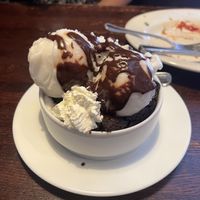s’mores brownie sundae   at The Chicago Diner - Lakeview in Chicago