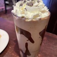 Chocolate Chip shake  #Veganuary at The Chicago Diner - Lakeview in Chicago