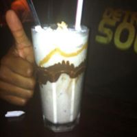 Chocolate-Peanut Butter Shake ... AMAZING at The Chicago Diner - Lakeview in Chicago
