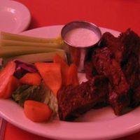 Hot wings! at The Chicago Diner - Lakeview in Chicago