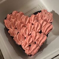 Strawberry chocolate whoopee pie from the Valentine’s Day menu  at The Chicago Diner - Lakeview in Chicago
