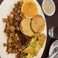Breakfast combo  at The Chicago Diner - Lakeview in Chicago