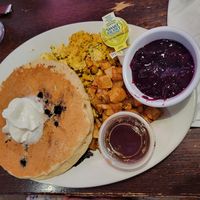 Breakfast Combo with Blueberry Muffin at The Chicago Diner - Lakeview in Chicago