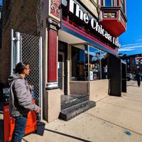 Outside of The Chicago Diner - Lakeview at The Chicago Diner - Lakeview in Chicago
