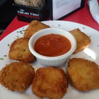 Stuffed zucchini empanaita.  at The Chicago Diner - Lakeview in Chicago