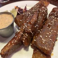 Thai chili “wings”   at The Chicago Diner - Lakeview in Chicago