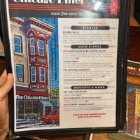 Special menu  at The Chicago Diner - Lakeview in Chicago