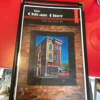 Menu cover at The Chicago Diner - Lakeview in Chicago